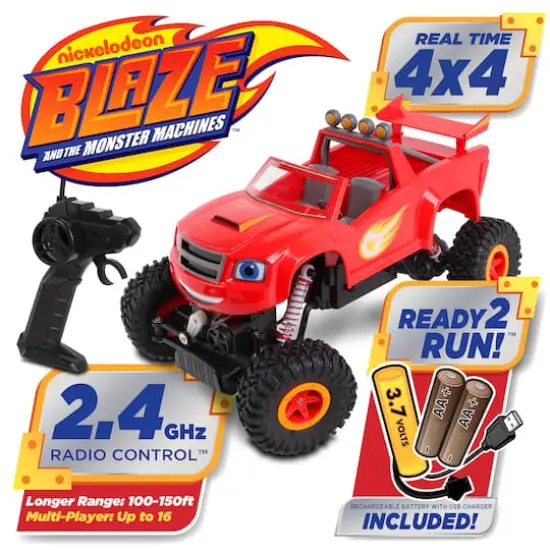 NKOK Blaze & The Monster Machines Blaze R/C Rock Crawler {6}