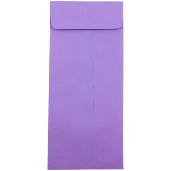 JAM Paper 4.75" x 11" Policy Business Colored Envelopes, 50ct. Violet {1}