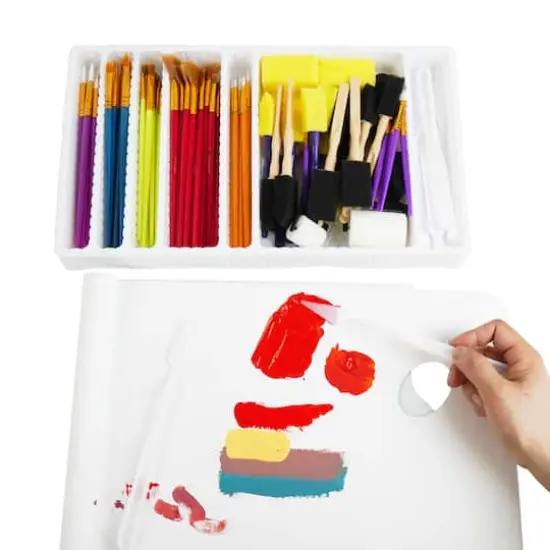 Multi-Purpose 100 Piece Brush Set by Craft Smart&reg; {3}