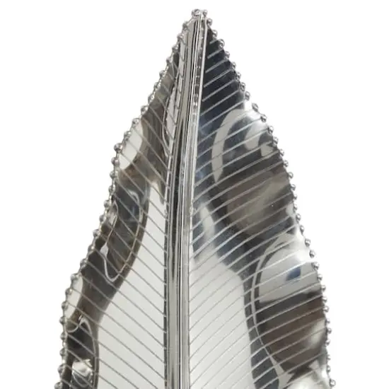 Silver Stainless Steel Candlestick Holders, 16" x 8" x 6" {5}