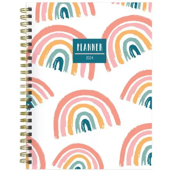 TF Publishing 2024 Fresh Rainbow Medium Weekly Monthly Planner {1}