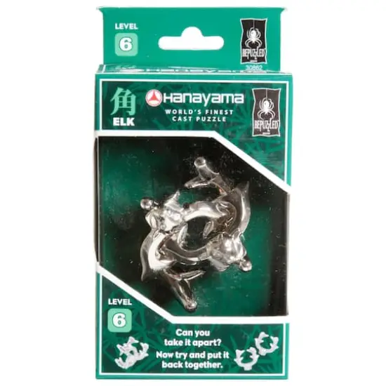 Hanayama Elk Level 6 Cast Puzzle {3}