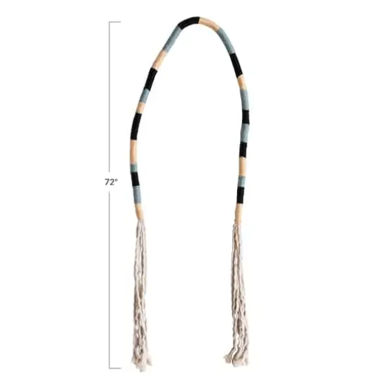 Hello Honey&reg; 6ft. Multicolor Cotton & Wool Garland with Tassels {4}