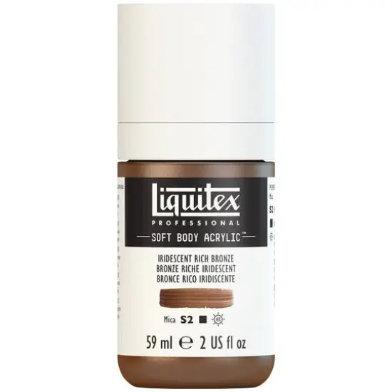 Liquitex® Professional Soft Body Acrylic Bottle, 2oz. Iridescent Rich Bronze {8}