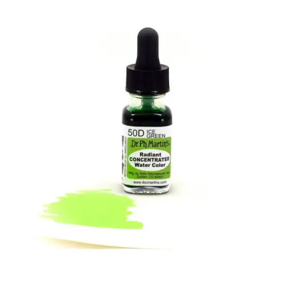 Dr. Ph. Martin's&reg; Radiant Concentrated Watercolor, 0.5oz. 50D Ice Green {4}
