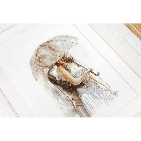 Luca-s Under Umbrella Counted Cross Stitch Kit {4}