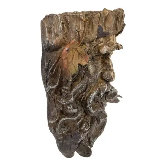 10.25" Brown Tree Face Outdoor Garden Planter {4}