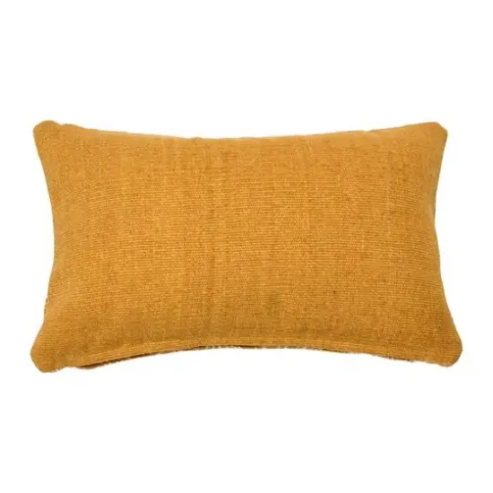 Hello Honey&reg; 20'' Yellow Floral Fields Lumbar Pillow Cover {5}