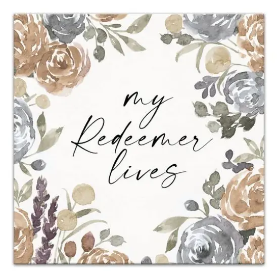 My Redeemer Lives Canvas Wall Art {1}