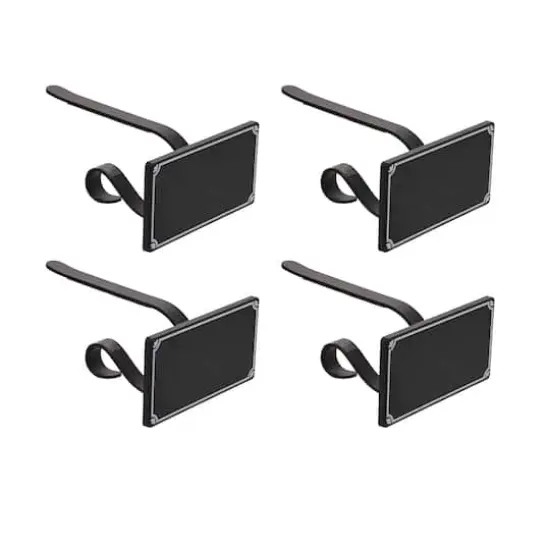 Original MantleClip&reg; With Black Chalkboard Icons, 4ct. {1}
