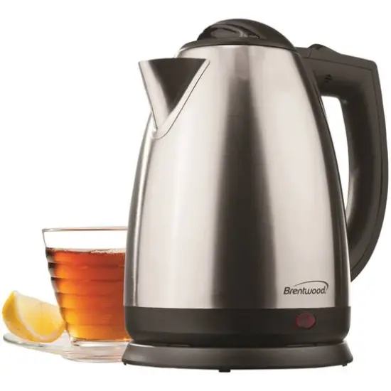 Brentwood 2L Stainless Steel Electric Cordless Tea Kettle {10}