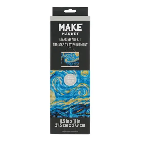 Starry Night with Frame Diamond Art Kit by Make Market&reg; {7}
