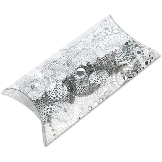 JAM Paper Silver Pillow Boxes, 25ct. {1}