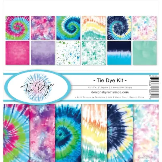Reminisce Collection Kit 12" x 12", Tie Dye {1}