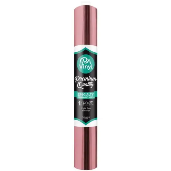 PA Vinyl Foil Permanent Adhesive Vinyl Light Pink {1}