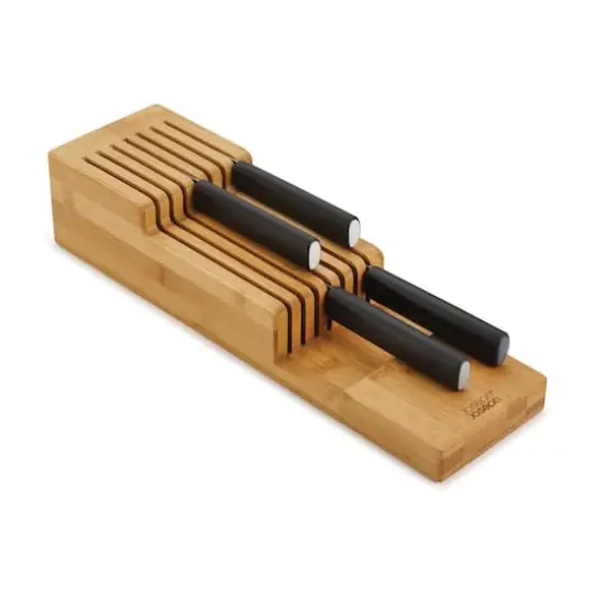 Joseph Joseph DrawerStore Bamboo 2-tier Knife Organizer {3}