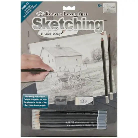 Royal & Langnickel&reg; Sketching Made Easy&trade; Country Wagon Kit {1}