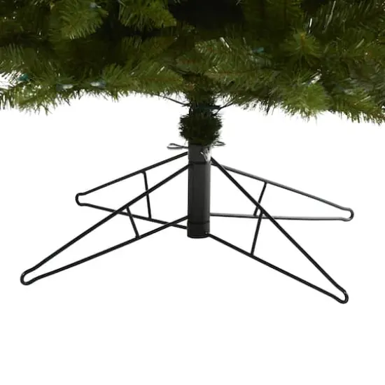 9ft. Pre-Lit Vermont Spruce Artificial Christmas Tree, Warm White LED Lights {7}