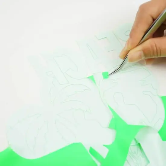 Glow-in-the-Dark Heat Transfer Vinyl by Make Market&reg; Atomic Green {5}