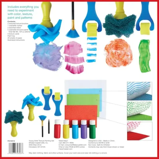 Faber-Castell&reg; Young Artist Texture Painting Set {8}