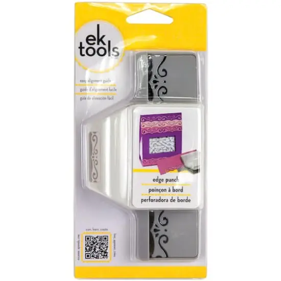 EK Tools&trade; Elegant Flourish Scroll Edge Punch {3}