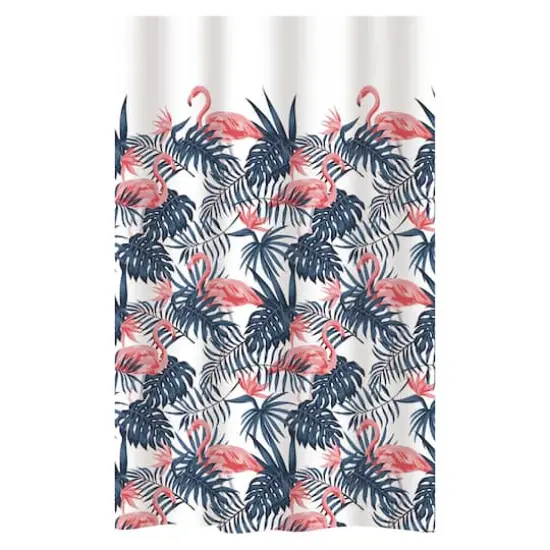 Bath Bliss Flamingo Design Shower Curtain {1}
