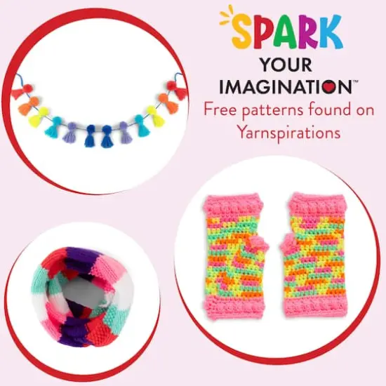 Red Heart&reg; Super Saver&reg; 12 Skein Super Craft Yarn Kit Brights {4}