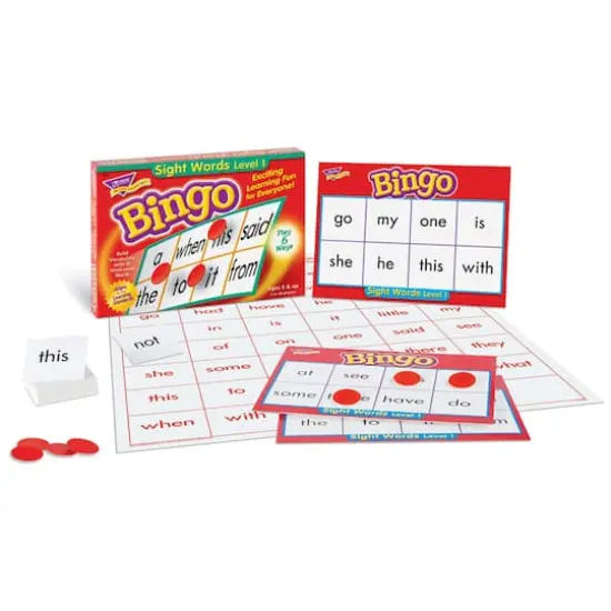 Trend Enterprises&reg; Level One Sight Words Bingo {4}
