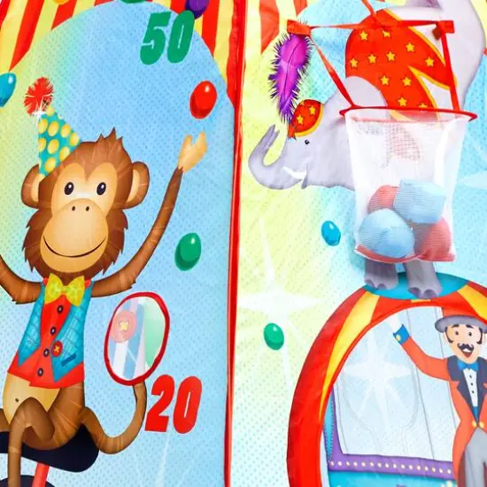 Fun2Give&reg; Pop-It-Up&reg; Circus Activity Play Tent with 4 Soft Balls {11}