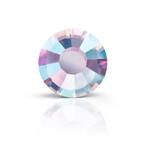 Preciosa MAXIMA SS20 Aurora Borealis Flatback Czech Crystals, 144ct. Pale Lilac AB {1}