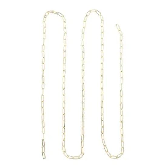 36" Paperclip Necklace Chain by Bead Landing&trade; Gold {3}