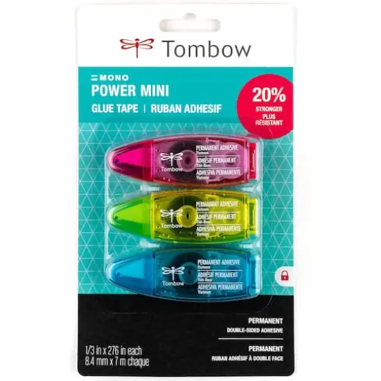 Tombow Mini Power Glue Tape Runners, 3ct. {4}