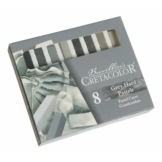 Cretacolor&reg; 8 Color Gray Hard Pastel Set {3}