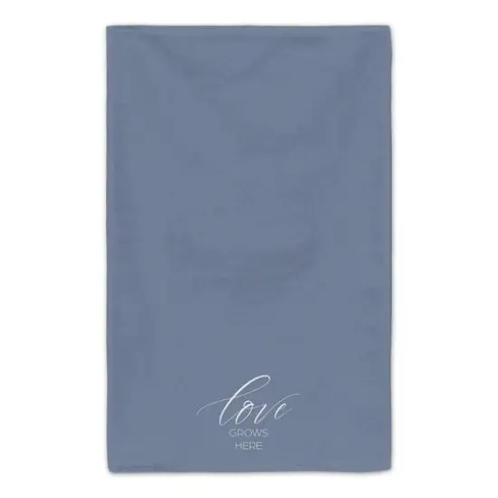 Love Grows Here Tea Towel Set Blue {5}