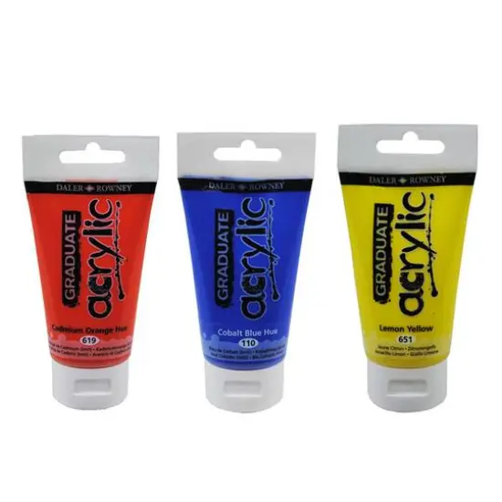 Daler-Rowney&reg; Graduate Acrylic Paint, 75mL 433 Purple {2}