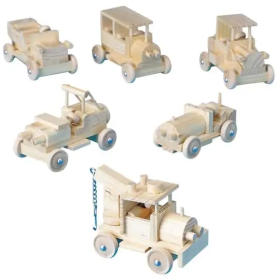 S&S&reg; Worldwide Wood Classic Cars Of Yesteryear Kit {1}