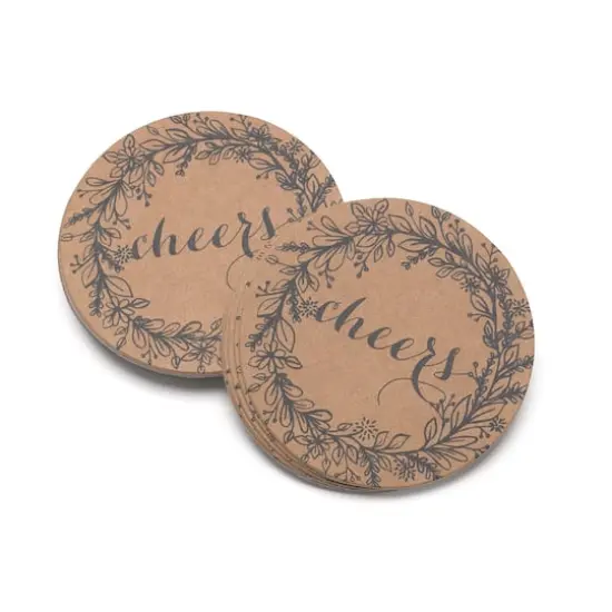 Hortense B. Hewitt Co.&trade; Rustic Wreath Coaster {1}
