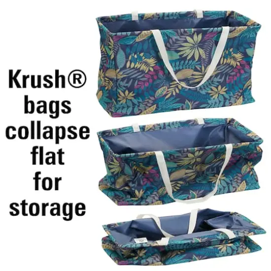 Household Essentials Krush&reg; Floral Canvas Utility Tote {8}