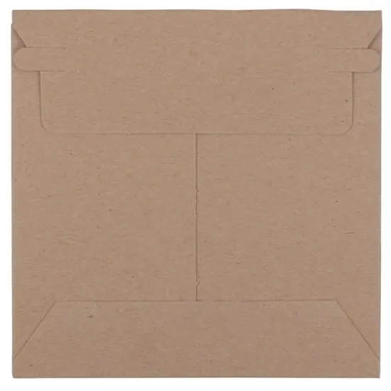 JAM Paper 6" x 6" Brown Kraft Flat Photo Mailer Peel & Seal Closure Envelopes, 6ct. {5}