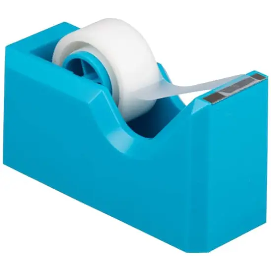 JAM Paper Stapler, Tape Dispenser & Pen Holder Trio Kit Blue {5}