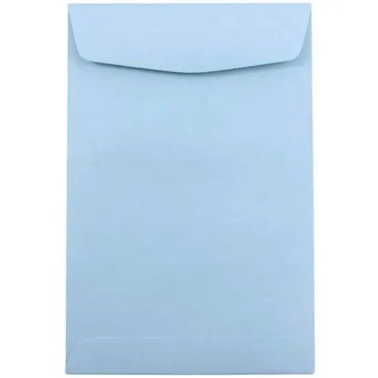 JAM Paper 6" x 9" Open End Catalog Premium Envelopes, 25ct. Pastel Baby Blue {1}