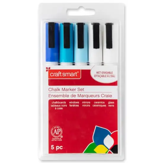 Gradient Blues Chalk Marker Set By Craft Smart&reg; {3}