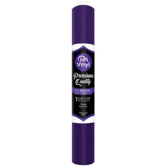 PA Vinyl Matte Iron On Vinyl Purple {1}