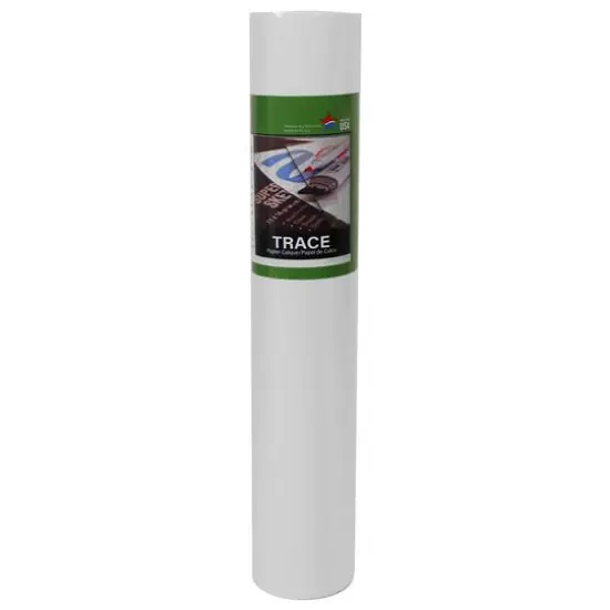 Pro Art&reg; 12'' x 50yd. White Tracing Paper Sketch Roll {1}