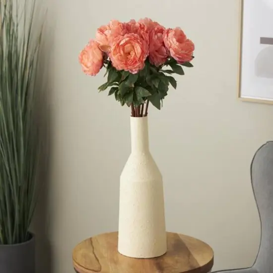 31" Orange Peony Artificial Flower Stem, 8ct. {9}