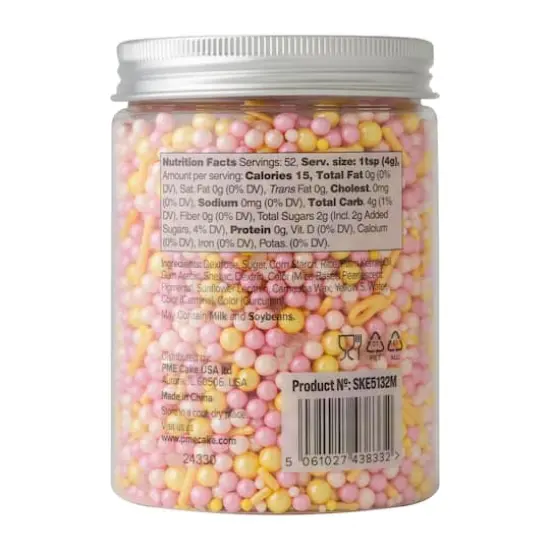 PME Cake Sweet Street&reg; 7.3oz. Sprinkle Mix Pink Lemonade {6}