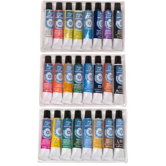 Watercolor Paint Set by Artist's Loft&trade;, 24 Pieces {7}