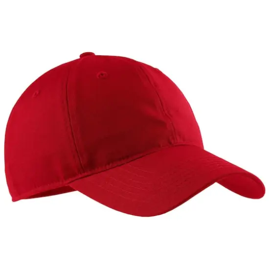 Port & Company&reg; Soft Brushed Canvas Cap Red {4}