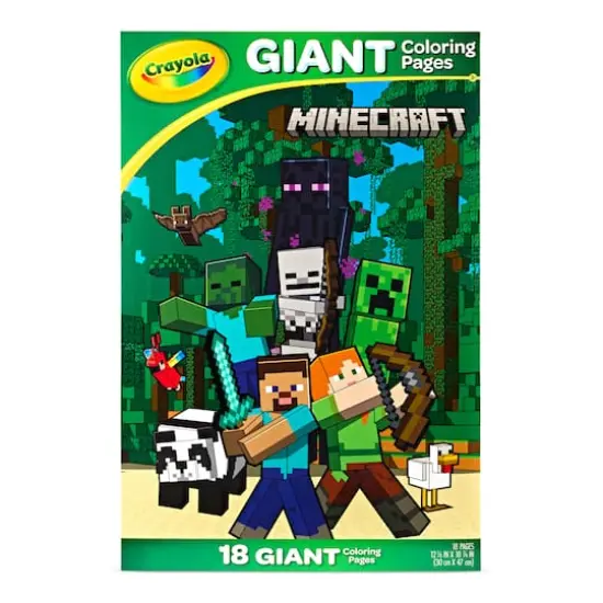 Crayola&reg; Minecraft Giant Coloring Pages {1}