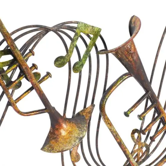 Brown Metal Vintage Wall Decor, 39" x 22" {7}